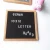 Import 10x10 inch painted felt letter board for home decoration from China
