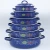 Import 12-24cm 677EDB 7PCS cast iron enamel casserole cookware from China