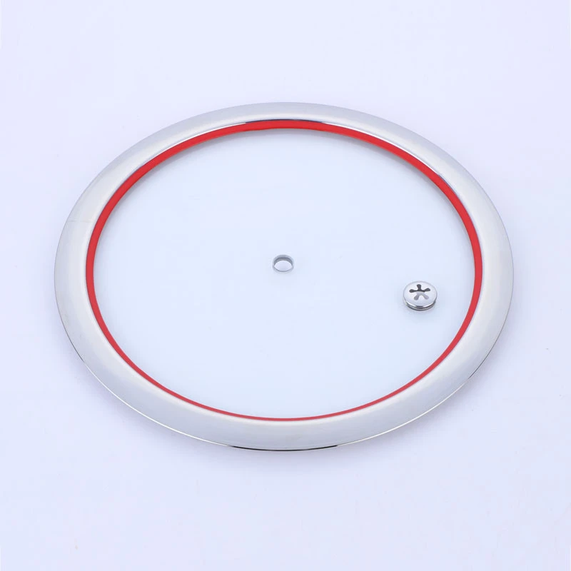 12 inch T type  stainless steel ring temper glass lid cooking pot lid for cookware pots