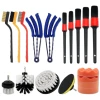 13-piece Car Wash Detail Brush Set Car Cleaning Tool Set Crevice Brush Set