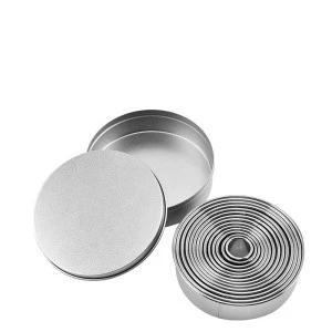 14 Piece Non-Stick Stainless Steel Durable Cake Mold Biscuit Mould Kitchen Accessories DIY Baking Tool