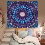 150*150cm 100%  Polyester mandala tapestry wall hanging Wall Hanging Mandala Tapestry For Living Room