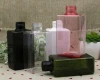 150ml black white dropper essential oil square bath shampoo bottle
