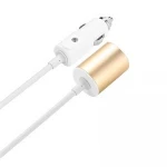 1.5m circuit  Car Charger 2 USB ports for rear seats auto car charger 3.1A
