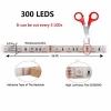 16.4ft SMD 5050 waterproof 300leds RGB flexible led strip light lamp kit + 44key IR remote controller color rgb led strip light