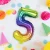 Import 16inch 0-9 Numbered Foil Balloons party birthday Iridescent Rainbow Helium wedding decorations Ballons Supplies 625127 from China
