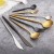 Import 18/10  Stainless Steel Gold Flatware Matte Spoon Fork Knife Cutlery Set from China