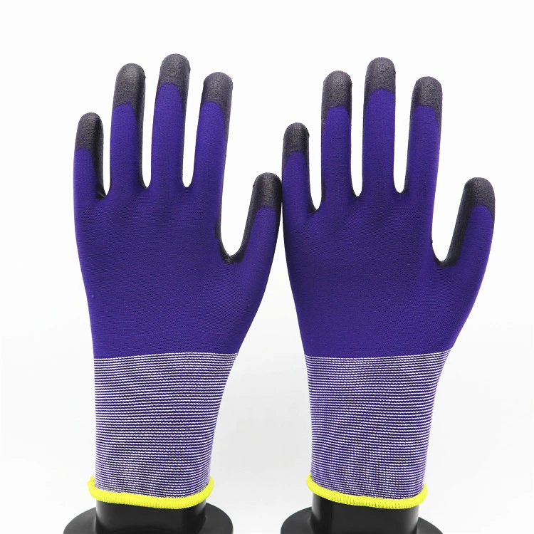 18g Super Extra Soft Thin PU palm Coated Touch Screen Work Gloves
