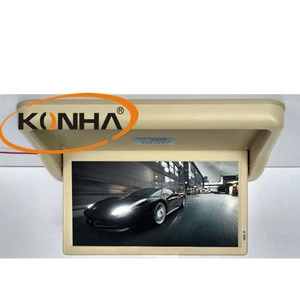 19 inch lcd motorized flip down car monitor for new