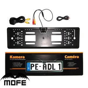 1x4LED Infrared ray Europe car Reverse rearview camera license plate frame