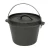 Import 2-20QT 8-14 inch outdoor camping double used pre-seasoned cast iron dutch oven with 3 legs from China