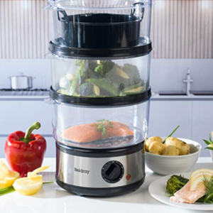 2-layer Hot selling electric food steamer 4.8L rice cooker