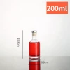 200ml  wine liquor glass bottle brandy whiskey juice water bottle with cork lids