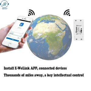 2018 Amazon hot selling Smart Home Wifi Remote Control Switch Sonoff Wifi Switch