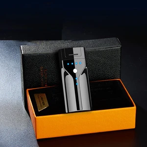 2018 manufacturer factory directly New type Plasme USB Electric Lighter, Rechargeable Electronic Pipe and Dual usb Arc Lighter