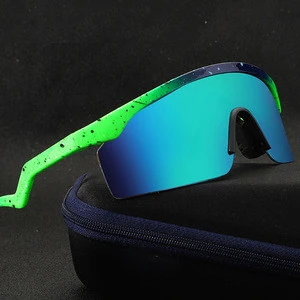 2018 New fashion sunglasses Sports Cycling Sun glasses Oversized Outdoor Windproof Sunglasses uv400 protection eyewear