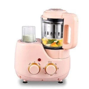 2018 new Good quality Multifunctional glass baby food processor with two motors