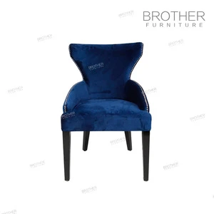 2018 New Trend Blue Velvet hotel room banquet chair