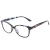 Import 2019 Popular Round Shape Fashion Reading Glasses Plastic Pattern Eyeglasses Women from China