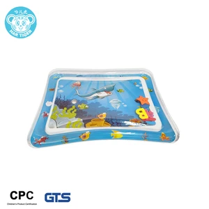 2020 Factory wholesale Hot Sale Cute Inflatable Baby Water Mat Floating With Toys outdoor indoor Inside Play Mat