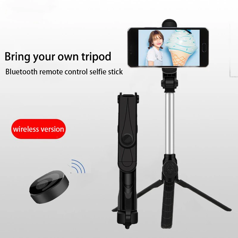 2020 Handheld Mobile Phone Camera Selfie Stick 360 Rotation Flexible Selfie Stick Tripod Monopod
