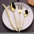 Import 2020 New Arrivals Eco-Friendly Rose Gold Strainless Silverware Wedding Gold Dinnerware Stainless Steel Cutlery Set from China