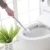 Import 2020 New design cleaning Bathroom Plastic stainless steel toilet brush  hot sale plastic toilet brush holder from China