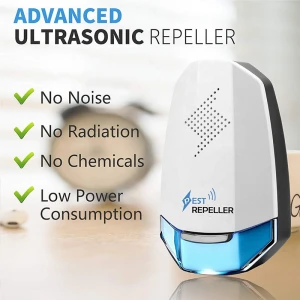 2020 Newest Ultrasonic Pest Control Mosquito Repellent Ultrasonic Pest Repeller Repellent Electric Mosquito Killer Pest Reject