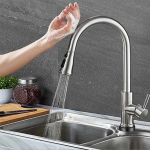 2020 Pull stainless steel touch sense  kitchen faucet