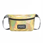 2020 Top Sale  Women Waterproof PU  Waist Bag Fashion Design  Holographic Sports Fanny Pack Laser  Pink Belt Bag