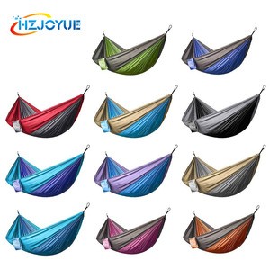2020 Top Selling 2 People Portable Baby Adult Camping Hammock And Tree Straps Parachute nylon Fabric Hammock