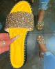 2020 women diamond sandals Fashion Summer Bling rhinestone slippers flat Slide sandals for women and ladies