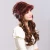 Import 2021 Factory Wholesale Cheap Hat Winter Warm Korean Fashion Rex Rabbit Hair Knitted Ladies Flower Ear Cap from China