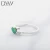 Import 2021 New Design Silver Abalone Gemstone Ring Heart Shape Adjustable Wedding Ring from China