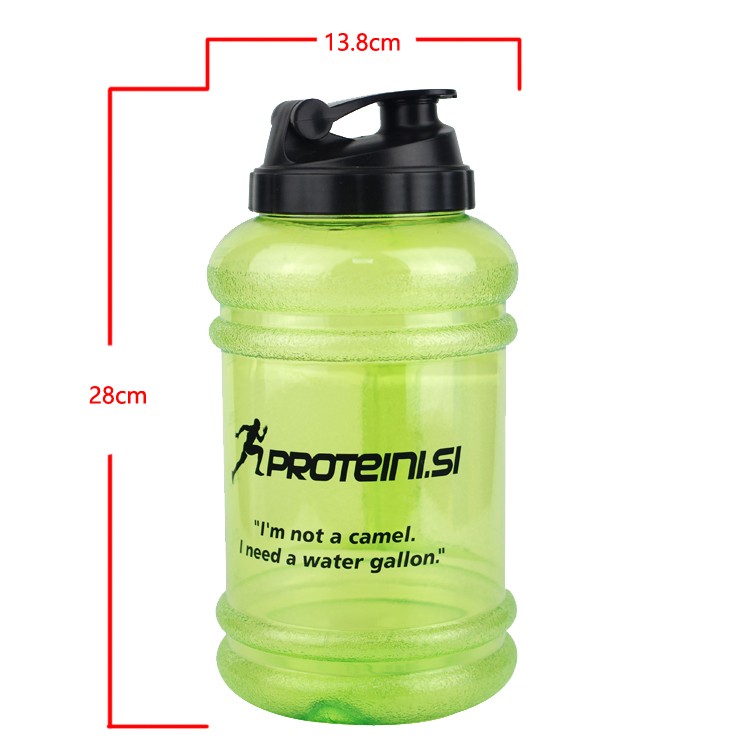 2.2L Hot Sale Patent Color Water Bottle for anywhere,Giant BPA Free shaker Bottle Joy