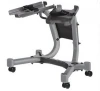 24kg/40kg solid steel dumbbell rack stand for weight lifting with feet wheels