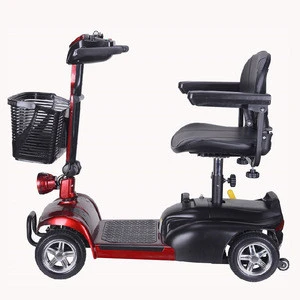 250W 4 Wheels Electric Motor Handicapped Scooter for Elderly and Disabled People