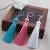 Import 26 Color 8CM Anti Wrinkle Vertical Ice Silk Hanging Tassels Bookmarks Clothing Hair Accessories Tassel Fringe from China