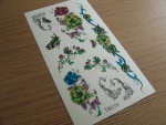 280 special design tattoo sticker,as glue tattoo sticker,skin tattoo sticker