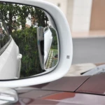 2pcs 360 Degree Blind Spot Mirror Wide Curved Convex Mirror Auxiliary Parking Mirror