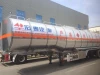 3-axle carbon steel bitumen tank trailer , bitumen tanker truck