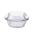 3 pcs set oven safe oval pyrex plate glass casserole bowl baking dish