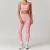 Import 3 piece gym set women gym fitness sport wear sports gym legging fitness bra  top lon fitness & yoga wear 3 set yoga suits from China