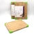 Import 3-piece two color totally bamboo cutting board set wooden butcher chopping blocks with juice groove and handle from China