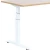 Import 3-Stage Reverse dual motorr Electric Adjustable Standup Desk For Office Desk Sit Stand Desk from China