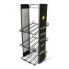 3 tier powder coated metal wire countertop candy display rack