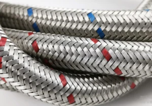 304 stainless steel braided hose,stainless steel braided rubber hose,flexible rubber hose plumbing hose.China mainland