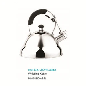 304 Stainless Steel whistling kettle tea pot boiler water kettle 3043