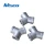 Import 304/316 Stainless Steel Male Cross Casting Pipe Fitting Female Thread Cross 4 Way 3 Way Tee from China