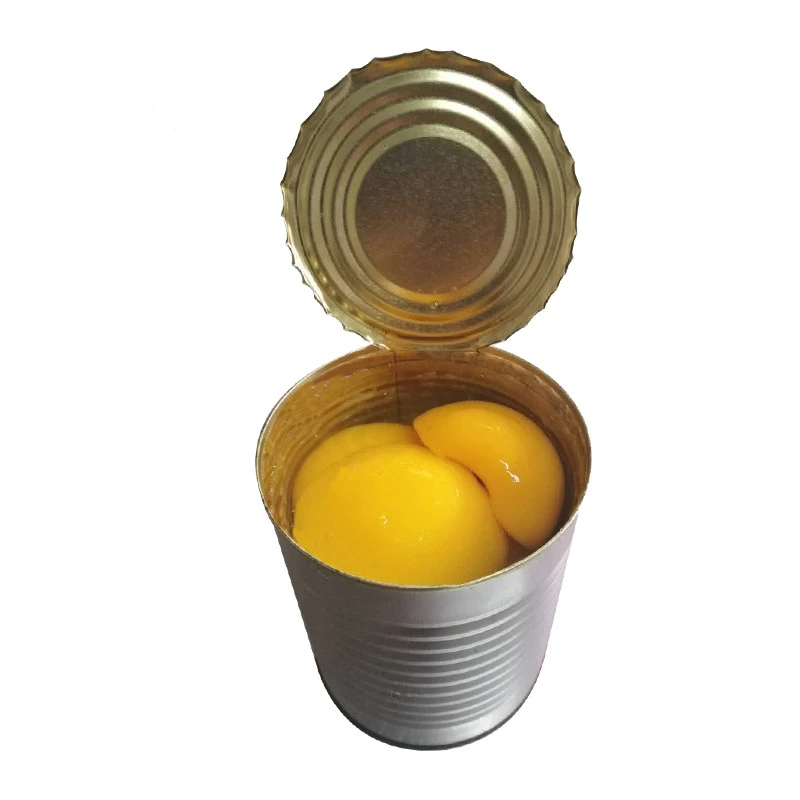 30oz/820g Canned Yellow Peach Halves in Syrup Factory Direct Canned Fruit